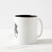 Tasse 2 Couleurs Testeur officiel de cookies (Devant droit)