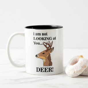 Tasse 2 Couleurs Tête de cerf drôle
