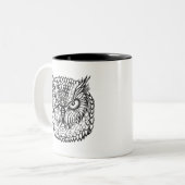 Tasse 2 Couleurs Tête de duc de style (Devant gauche)