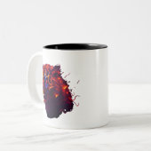 Tasse 2 Couleurs Tête de lion (Devant gauche)