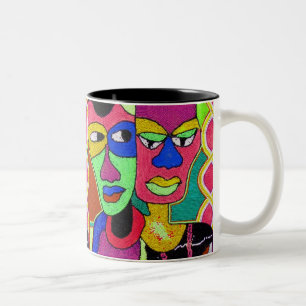 Tasse 2 Couleurs Têtes 2, têtes 2