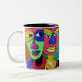 Tasse 2 Couleurs Têtes 2, têtes 2 (Gauche)