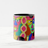 Tasse 2 Couleurs Têtes 2, têtes 2 (Centre)