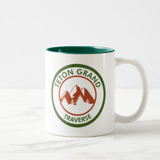 Tasse 2 Couleurs Teton Grand Traverse (Droit)