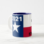 TASSE 2 COULEURS TEXAS (Devant gauche)
