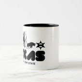 Tasse 2 Couleurs Texas (Centre)