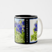 Tasse 2 Couleurs Texas Bluebonnets (Devant droit)