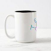 Tasse 2 Couleurs Texas en néons. (Gauche)
