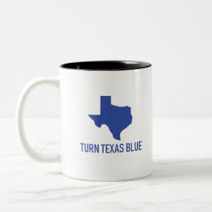 Tasse 2 Couleurs Texas Turn Texas Blue - Vote Democrat