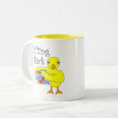 Tasse 2 Couleurs Texte de sélection de surface (Devant gauche)