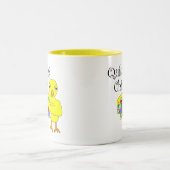 Tasse 2 Couleurs Texte de sélection de surface (Centre)