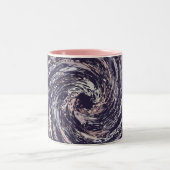 Tasse 2 Couleurs Texture abstraite de remous (Centre)
