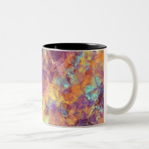 Tasse 2 Couleurs Texture crumplée pourpre de prune