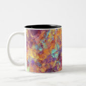 Tasse 2 Couleurs Texture crumplée pourpre de prune (Gauche)