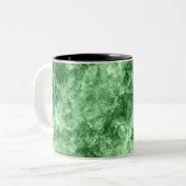 Tasse 2 Couleurs Texture écaillée vert foncé (Devant gauche)