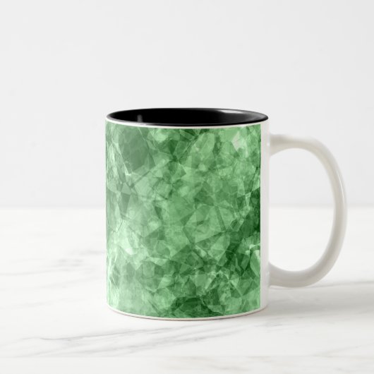 Tasse 2 Couleurs Texture écaillée vert foncé (Droit)