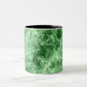 Tasse 2 Couleurs Texture écaillée vert foncé (Centre)