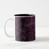 Tasse 2 Couleurs Texture en cuir bordeaux (Gauche)