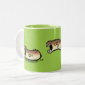 Tasse 2 Couleurs TF2 Pain monstre muqueuse verte (Devant gauche)
