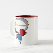 Tasse 2 Couleurs Thaïlandais de Muay (Devant gauche)