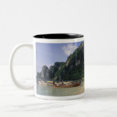 Tasse 2 Couleurs Thaïlande, mer d'Andaman, île de Ko Phi Phi, plage (Gauche)