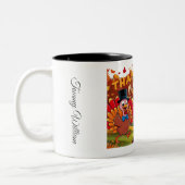 Tasse 2 Couleurs Thanksgiving Avec Des Citations De Gratitude (Gauche)