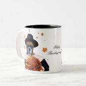 Tasse 2 Couleurs Thanksgiving Boxer (Devant gauche)