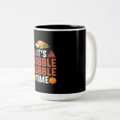 Tasse 2 Couleurs Thanksgiving C'Est Des Temps Gobous (Devant droit)