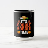 Tasse 2 Couleurs Thanksgiving C'Est Des Temps Gobous (Centre)
