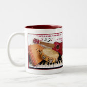Tasse 2 Couleurs Thanksgiving et louanges instruments de musique (Gauche)