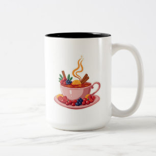 Tasse 2 Couleurs Thé au Berry d'hiver