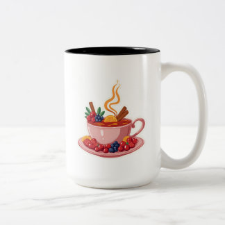 Tasse 2 Couleurs Thé au Berry d'hiver