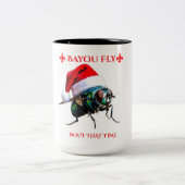 Tasse 2 Couleurs The Bayou Fly says Happy Holidays  (Centre)