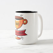 Tasse 2 Couleurs the best dad (Devant droit)