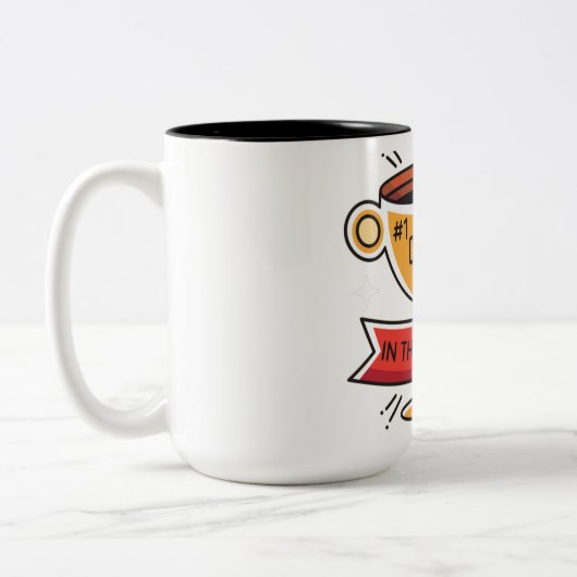 Tasse 2 Couleurs the best dad (Gauche)