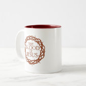Tasse 2 Couleurs The Blood of Jesus (Devant gauche)