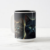 TASSE 2 COULEURS THE CAT (Devant gauche)
