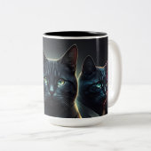 TASSE 2 COULEURS THE CAT (Devant droit)