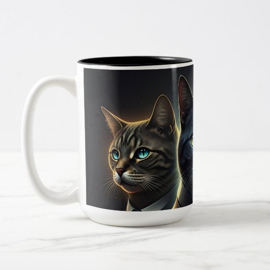 TASSE 2 COULEURS THE CAT (Gauche)