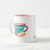 Tasse 2 Couleurs Thé chamomile pour les amateurs de thé (Devant gauche)