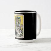 Tasse 2 Couleurs The Chariot Tarot (Devant droit)