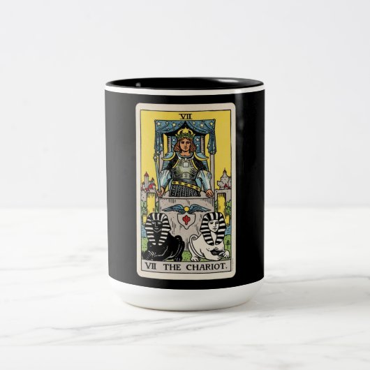 Tasse 2 Couleurs The Chariot Tarot (Centre)