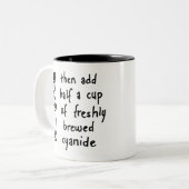 Tasse 2 Couleurs thé de cyanure (Devant gauche)