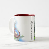 Tasse 2 Couleurs Thé de dragon (Devant gauche)