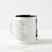 Tasse 2 Couleurs The Edmund Fitzgerald with Crew Names (Devant gauche)