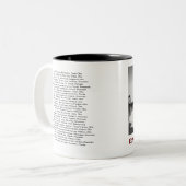 Tasse 2 Couleurs The Edmund Fitzgerald with Crew Names (Devant gauche)