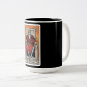 Tasse 2 Couleurs The Emperor Tarot (Devant droit)