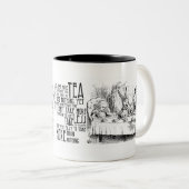 Tasse 2 Couleurs "Thé fou " (Devant droit)