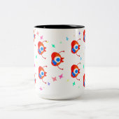 Tasse 2 Couleurs The Glitchy Stardust Monster (Centre)