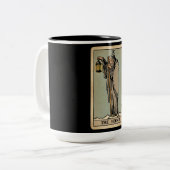 Tasse 2 Couleurs The Hermit Tarot (Devant gauche)